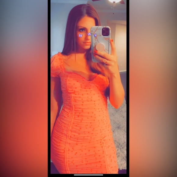 Tiger Mist pink Toronto dress - Picture 2 of 3